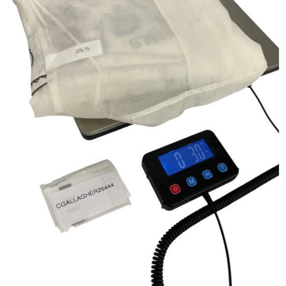 Zara Womens Top Vest M Medium Off White Embroidered Floral boho 4786/003 NWT - Picture 16 of 16